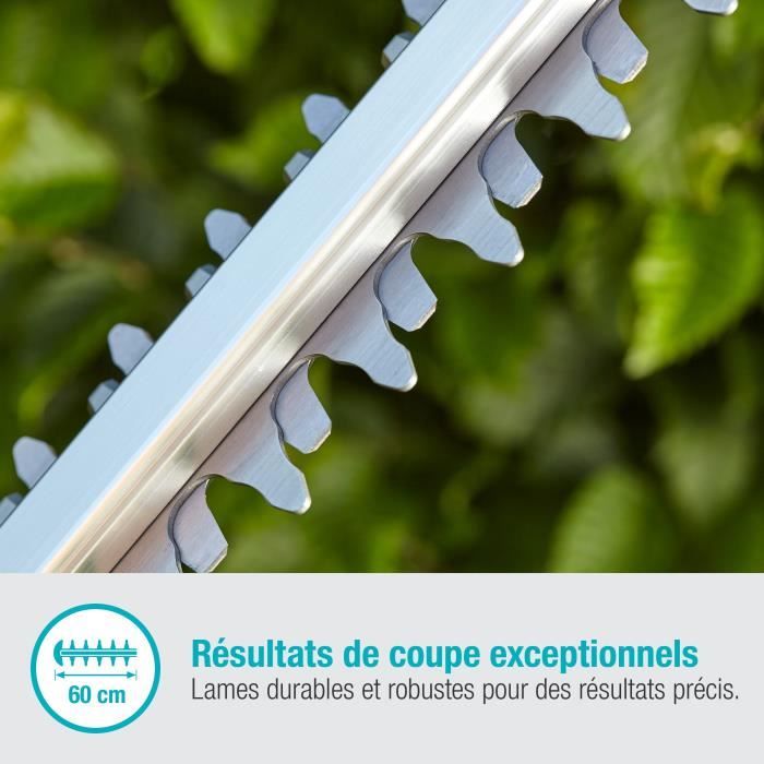 Height heights with Gardena battery - Comfortcut 60/18V - 18V - 60 cm (delivered with Li -ion battery 2.5ah + charger)