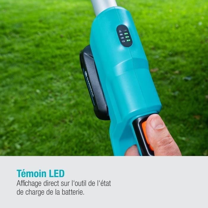 Elagueuse on Gardena battery pole - TCS 20/18V P4A - 18V - 42 cm (delivered with battery 2.5 AH + charger)