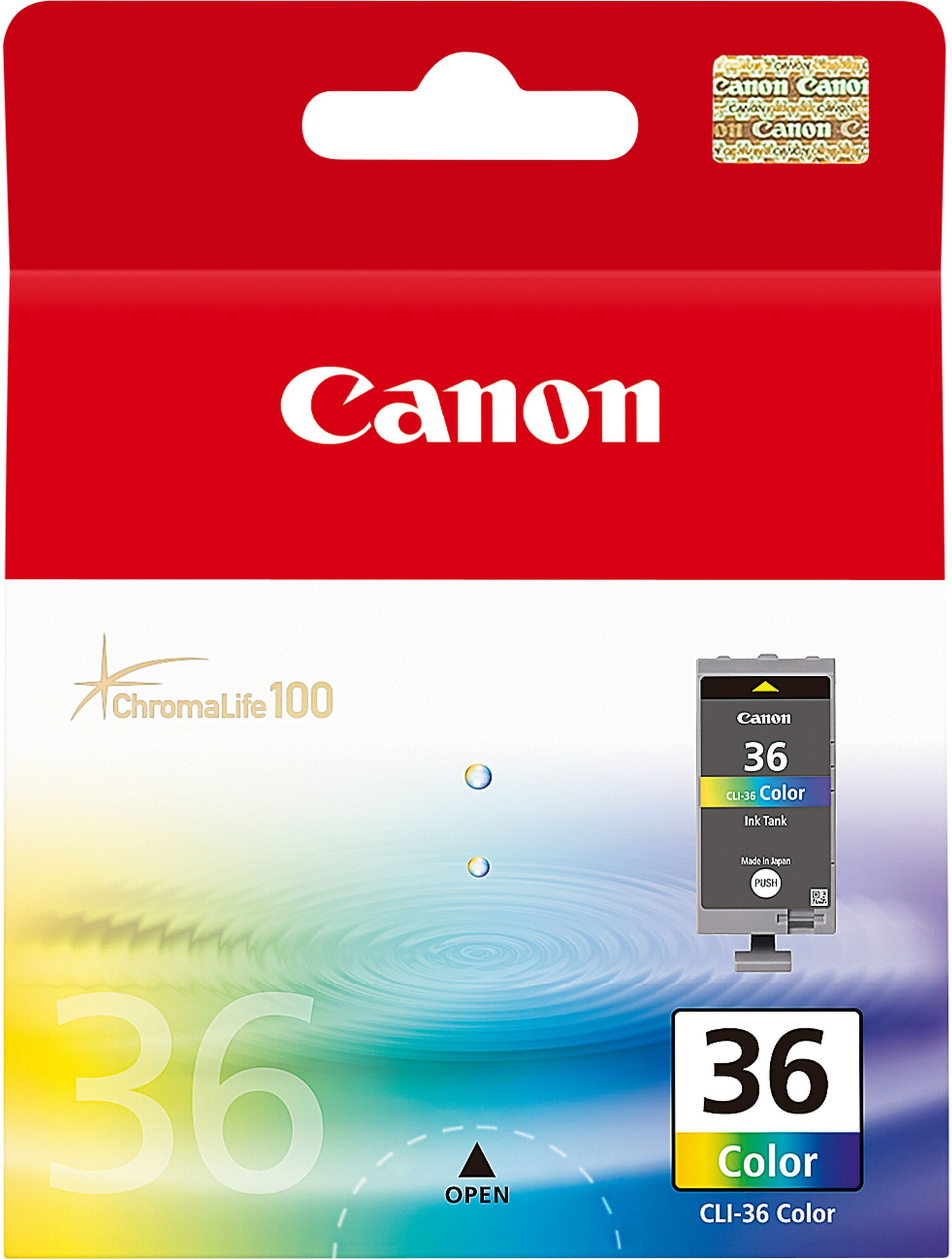 Canon CLI-36 Color Ink Cartridges Multipack
