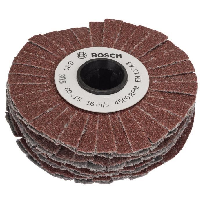 Bosch abrasive cylinder - (Accessory for Texoro, Grain 80, 15mm width, flexible)