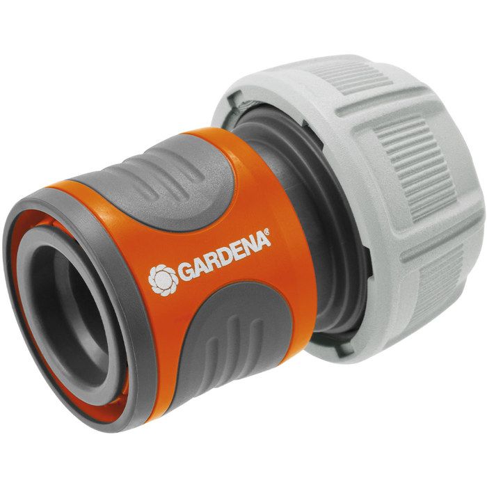 Quick Gardena watering fitting - adapted Ø19 mm hose - 1 click fixing - Power grip (18216-20)