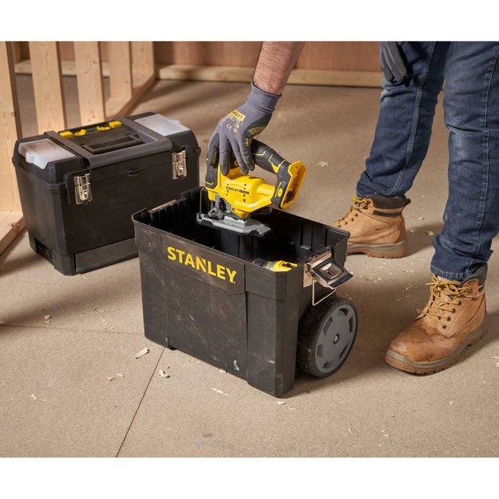 STANLEY Empty workshop trolley Carbon