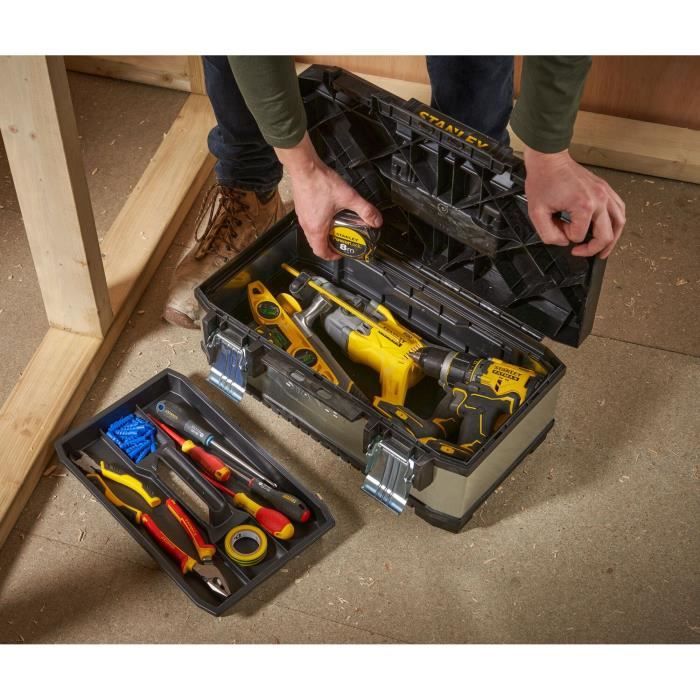 Galvanized Stanley Galvanized Bimatiere Toolbox - 1-95-618 - 51 cm