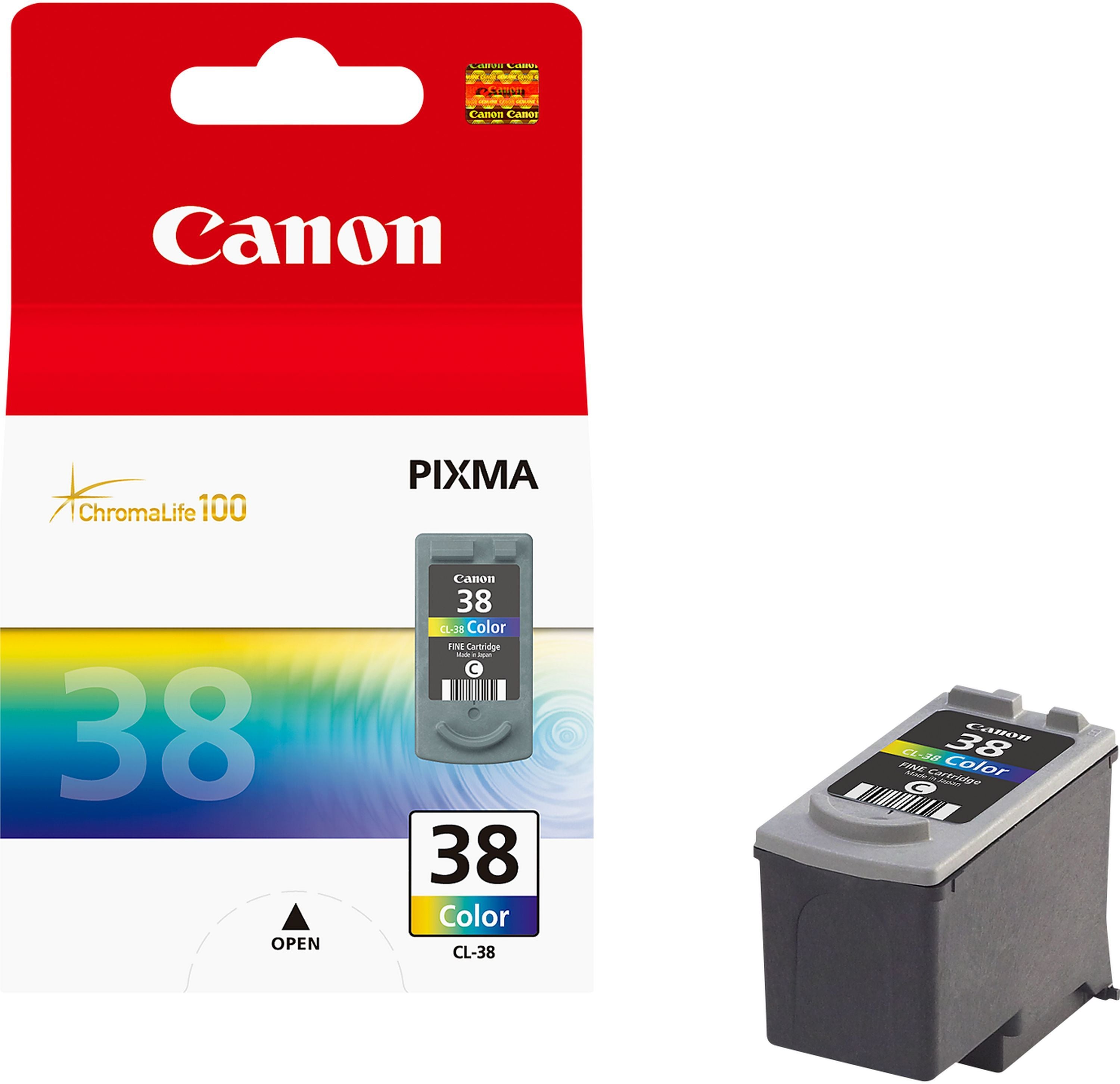 Canon CL38 Ink Cartridge Colors