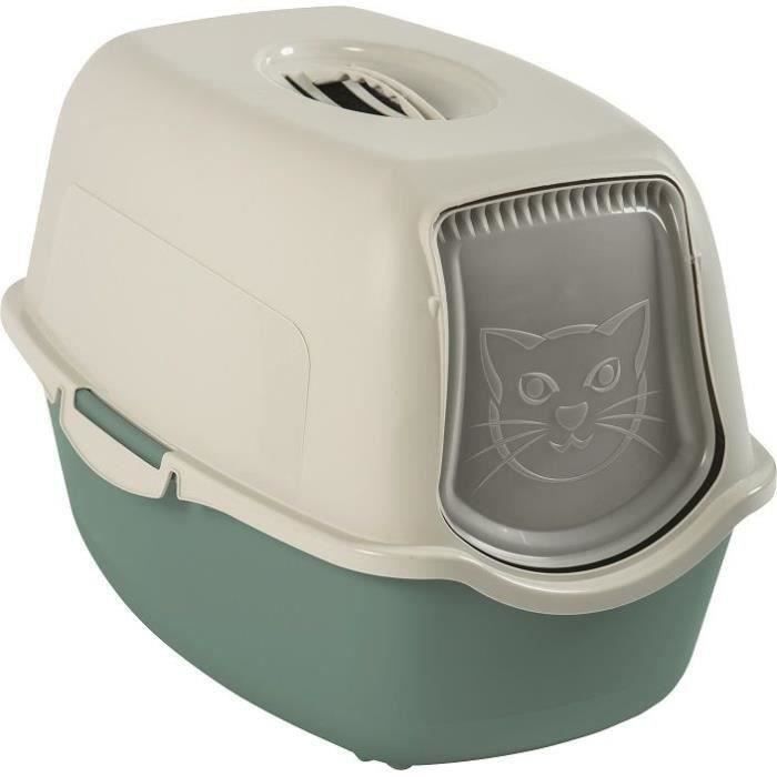 Toilet house - Water green & White (Recycled PP) - 56 x 40 x 39 cm