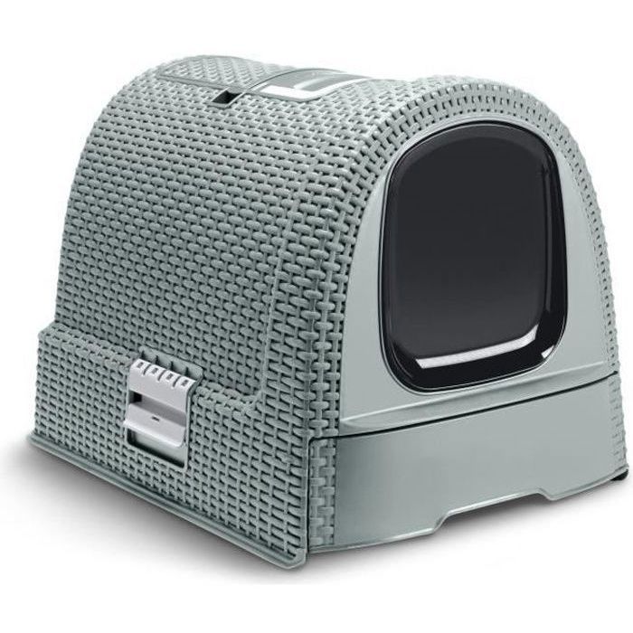 CURVER Maison de toilette - Blue gray - For cats