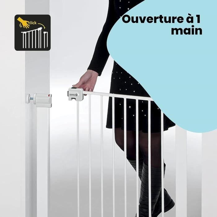 SAFETY 1ST Easy Close Child Safety Barrier - Metal - White