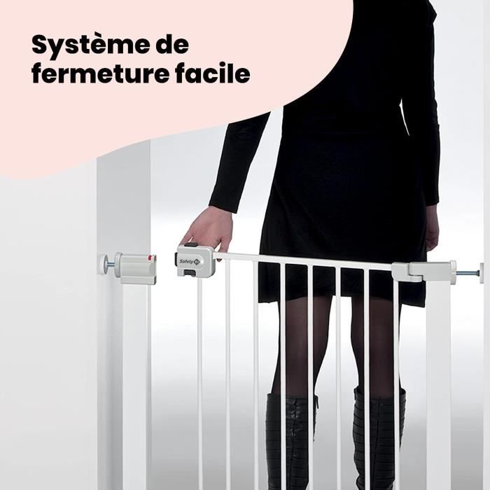 SAFETY 1ST Easy Close Child Safety Barrier - Metal - White