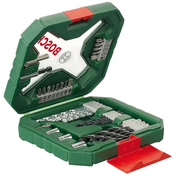 Mixed Set Drilling - Bosch screwing - X -Line Classic Box of forests and screwing tips, 34 pieces