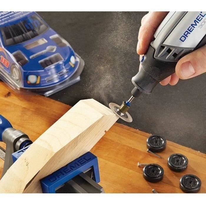 Set of 6 Dremel S411 Ez Speedclic (Grain 60, Ø 30mm, for multi-use tools)