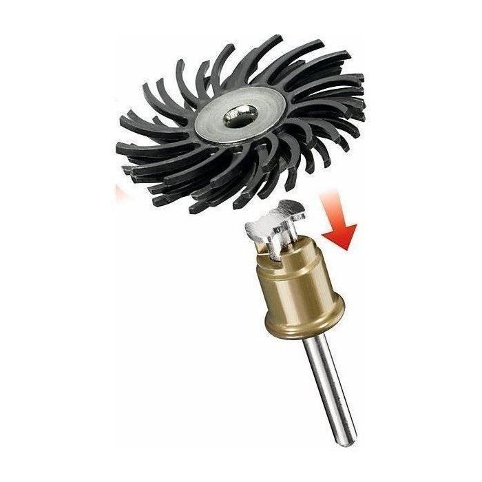 Dremel S471 'Diameter 25mm, grain 36 precision brush, for sanding and polishing)