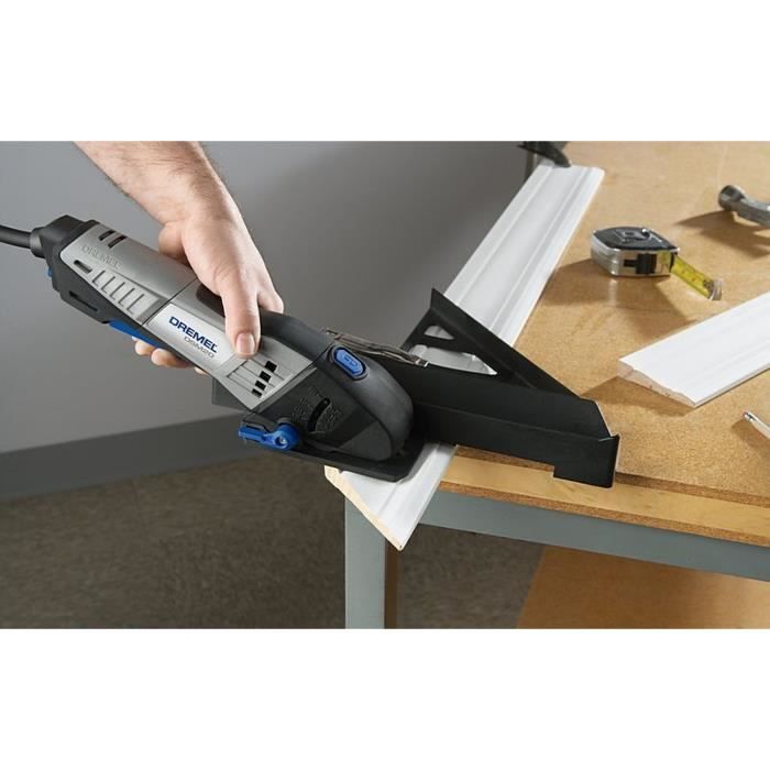 Dremel S840 cutting guide - (90 °, 45 ° and 45 ° in bevel for compact saw DSM20)