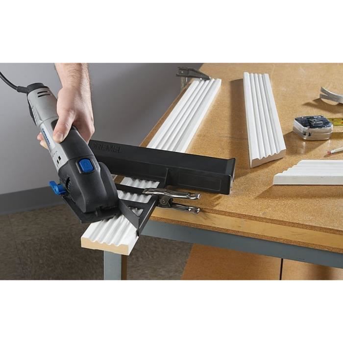 Dremel S840 cutting guide - (90 °, 45 ° and 45 ° in bevel for compact saw DSM20)