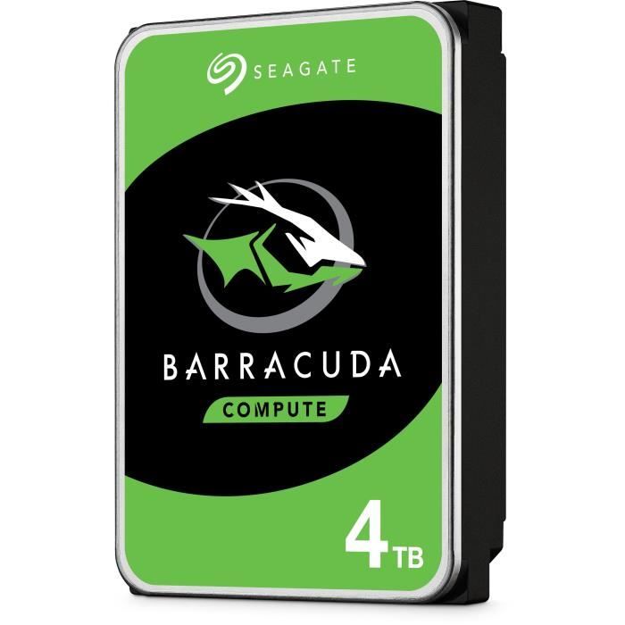 SEAGATE - HDD Internal Hard Drive - BarraCuda - 4To - 5,400 RPM - 3.5 (ST4000DM004)