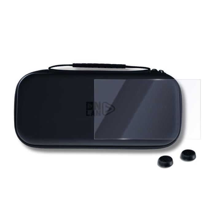 Starter Pack - ONLAN - Nintendo Switch 2 - Black Case + Screen Protector + Thumbsticks