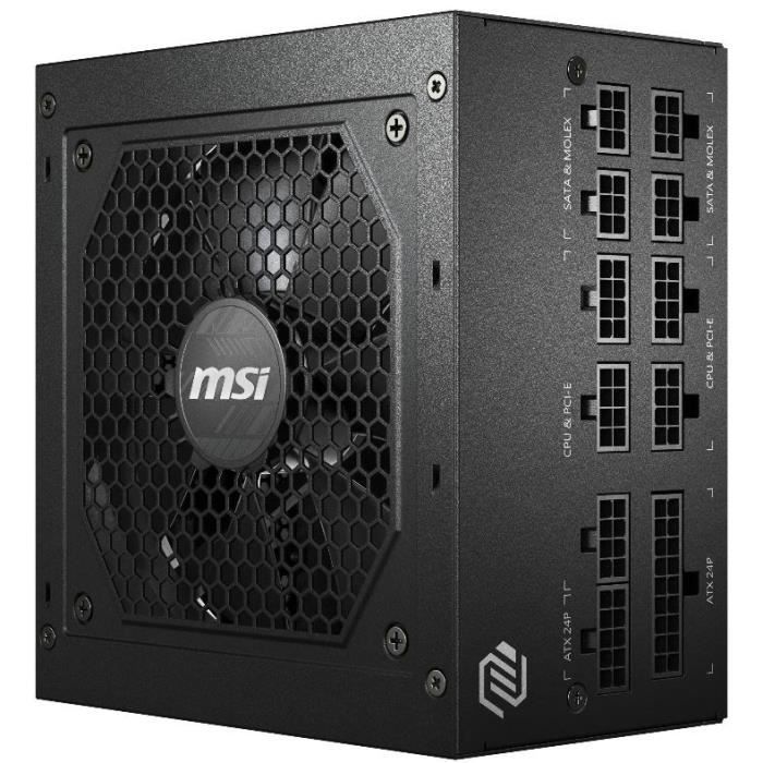 MSI MAG A650GL PCIE5 PC Power Supply - 650W 80+ Gold Modular
