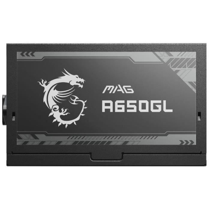 MSI MAG A650GL PCIE5 PC Power Supply - 650W 80+ Gold Modular