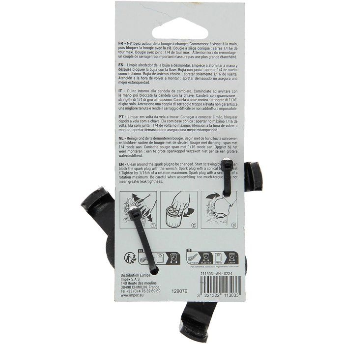 Claw key for oil filter