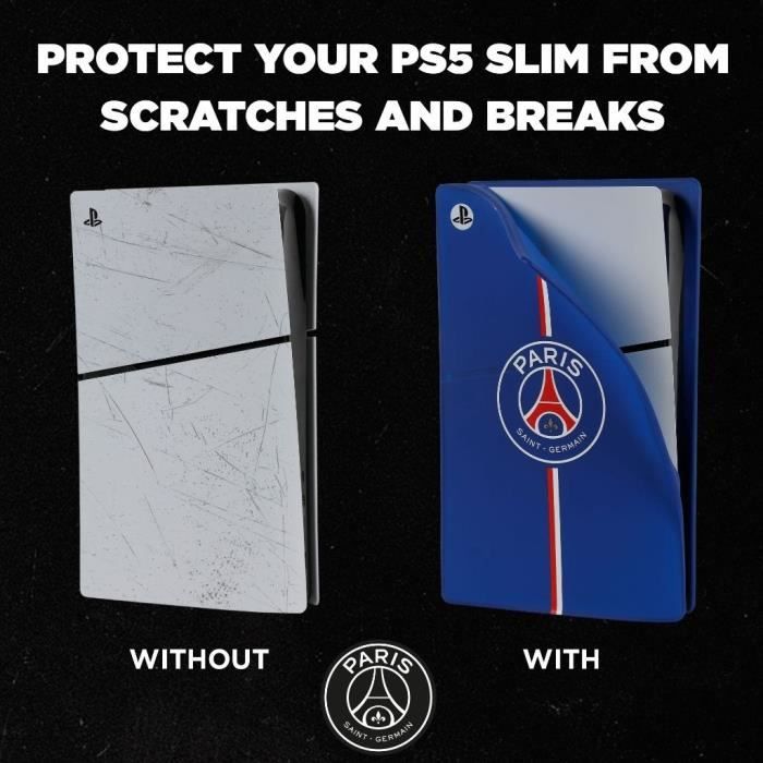 Protective Case - KONIX - PSG - PS5 Slim - Silicone - Shock-Resistant - Scratch-Resistant - Blue