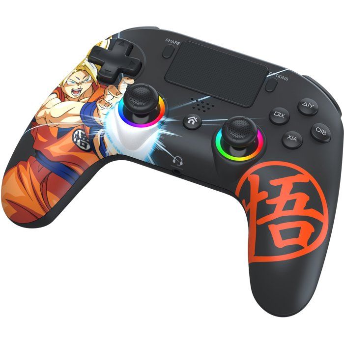 Wireless Controller - PS4 / PC - Dragon Ball Goku Super Saiyan - Bluetooth - Black - SUBSONIC