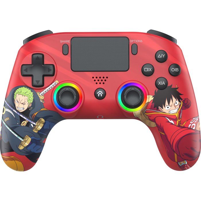 Wireless Controller - PS4 / PC - One Piece: Luffy vs. Zoro - Bluetooth - Black - SUBSONIC