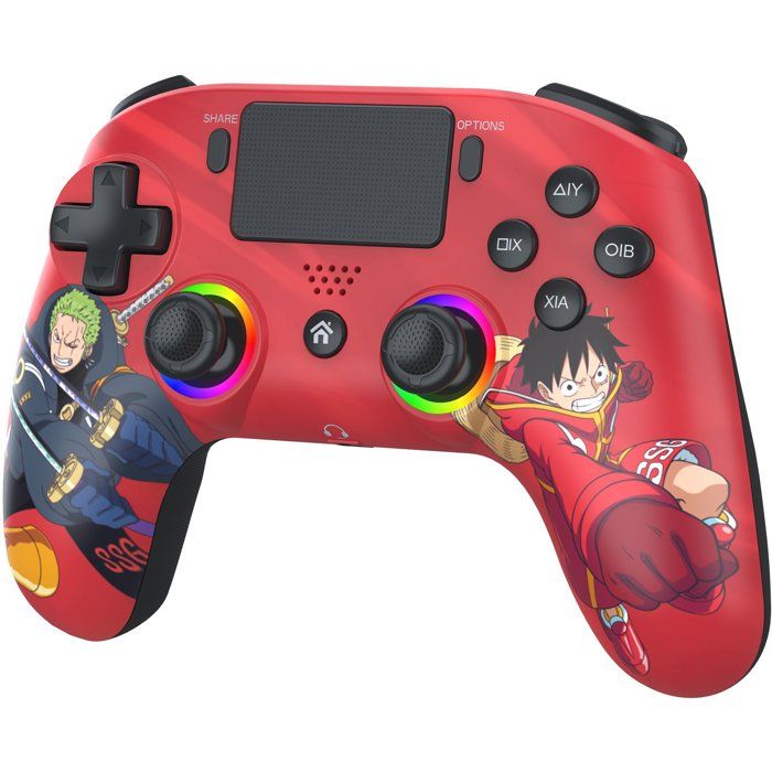 Wireless Controller - PS4 / PC - One Piece: Luffy vs. Zoro - Bluetooth - Black - SUBSONIC