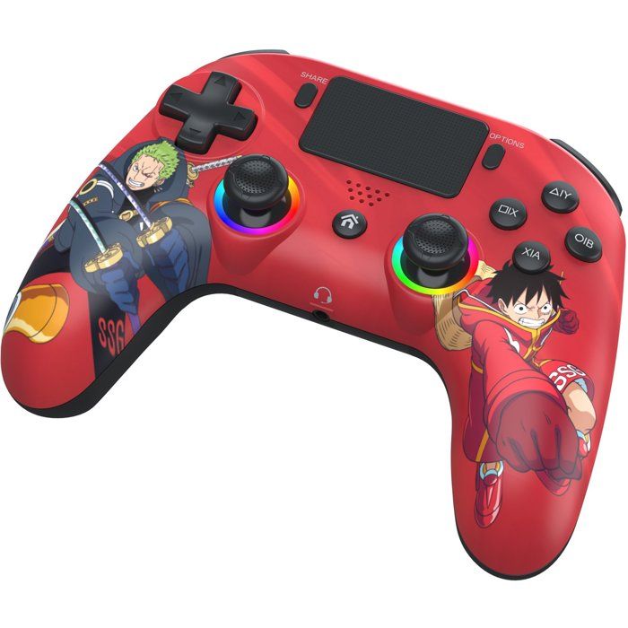 Wireless Controller - PS4 / PC - One Piece: Luffy vs. Zoro - Bluetooth - Black - SUBSONIC