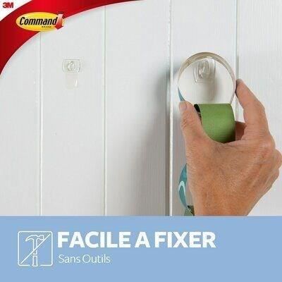 3M COMMAND Mini crochet clear - Transparent