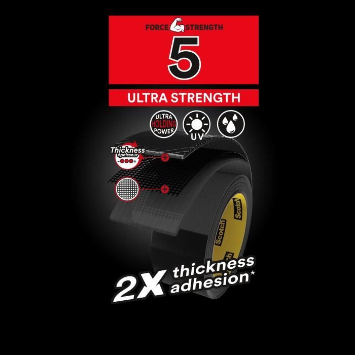 3M Extremium Ultra Repair Cloth - Black - 25mx48mm