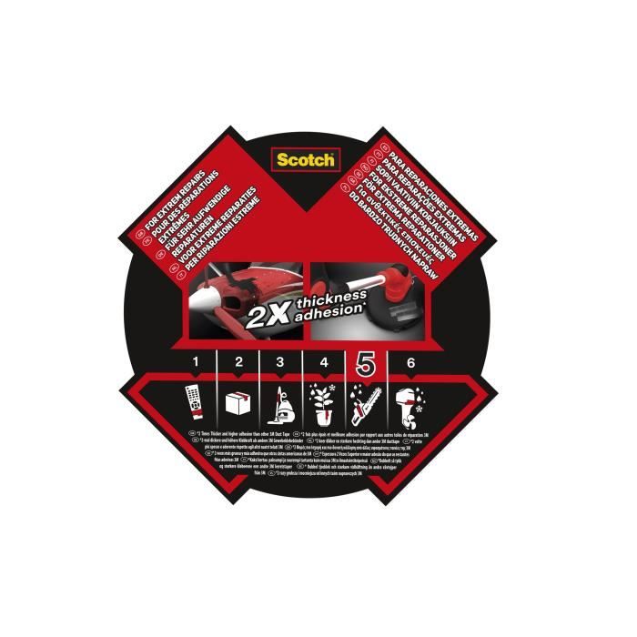 3M Extremium Ultra Repair Cloth - Black - 25mx48mm