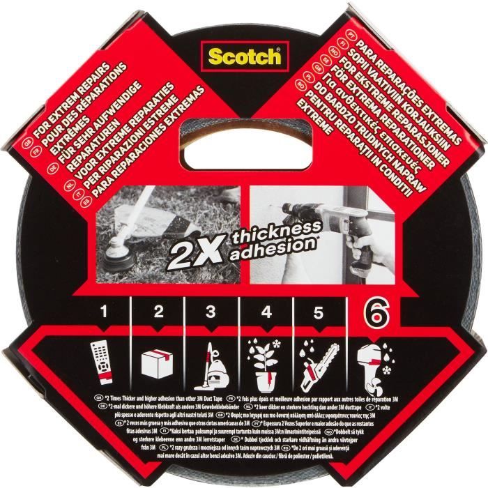 3M Extremium Ultra Repair Cloth - Black - 25mx48mm