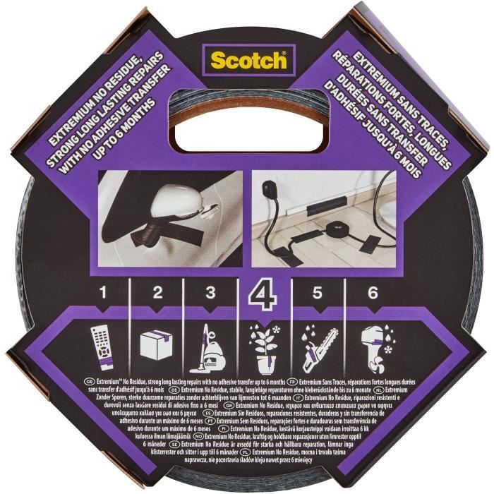 3M Extremium No Residue Repair Cloth - Gray - 18mx48mm