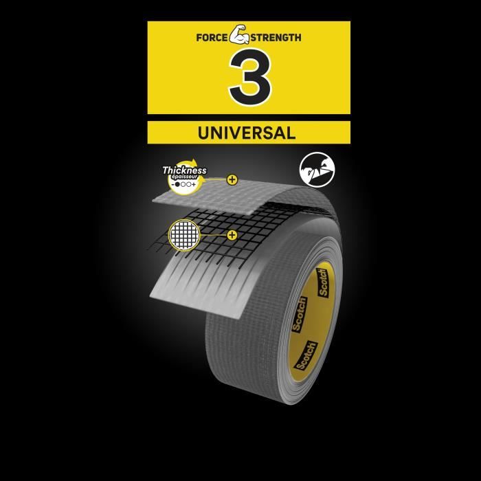 3M Universal Repair Cloth - Gray - 50mx48mm