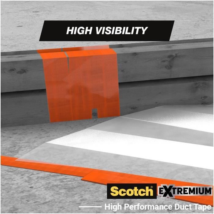 3M Universal High Visibility Repair Cloth - Orange - 25mx48mm