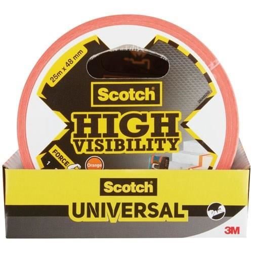 3M Universal High Visibility Repair Cloth - Orange - 25mx48mm