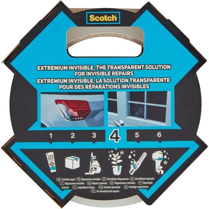 3M Invisible Extremium Repair Cloth - Transparent - 20mx48mm