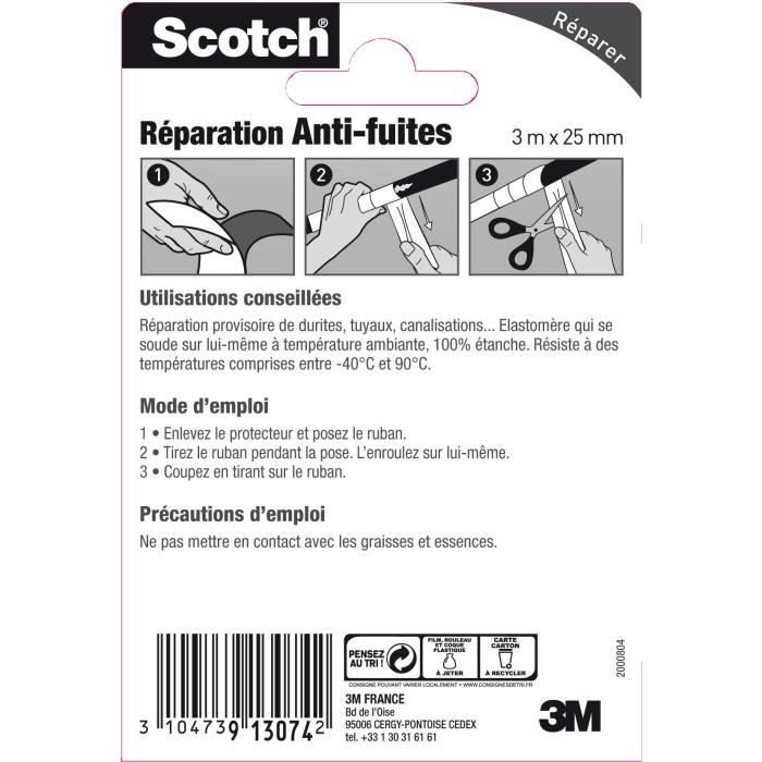 3M SCOTCH Self-amalgamating Adhesive Tape - 3m x 25mm - Black