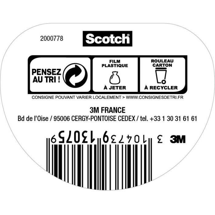 3M SCOTCH Adhesive tape - 15 mx 48 mm - Special metal surface