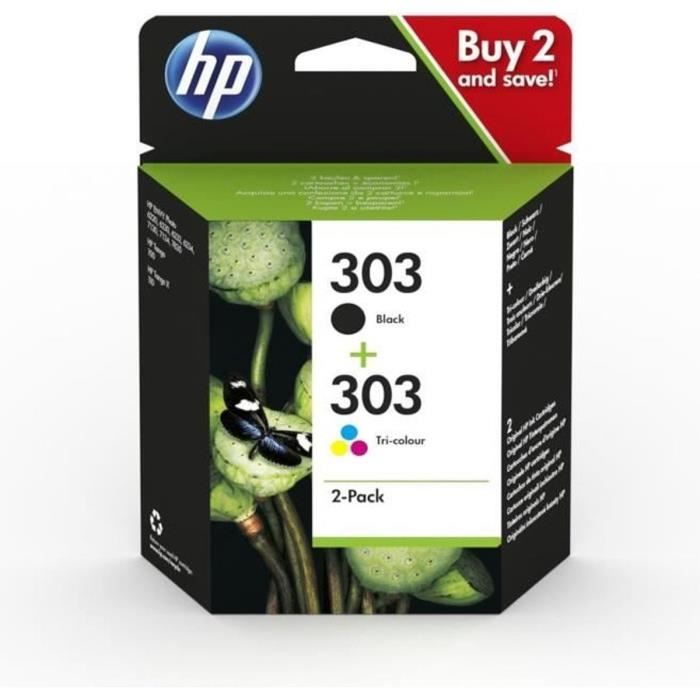 pack 2 cart HP 303 3YM92AE