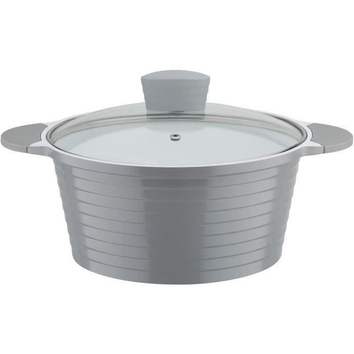 GSW Greblon ceramic induction cooker with induction Bolero Gray - 28 cm