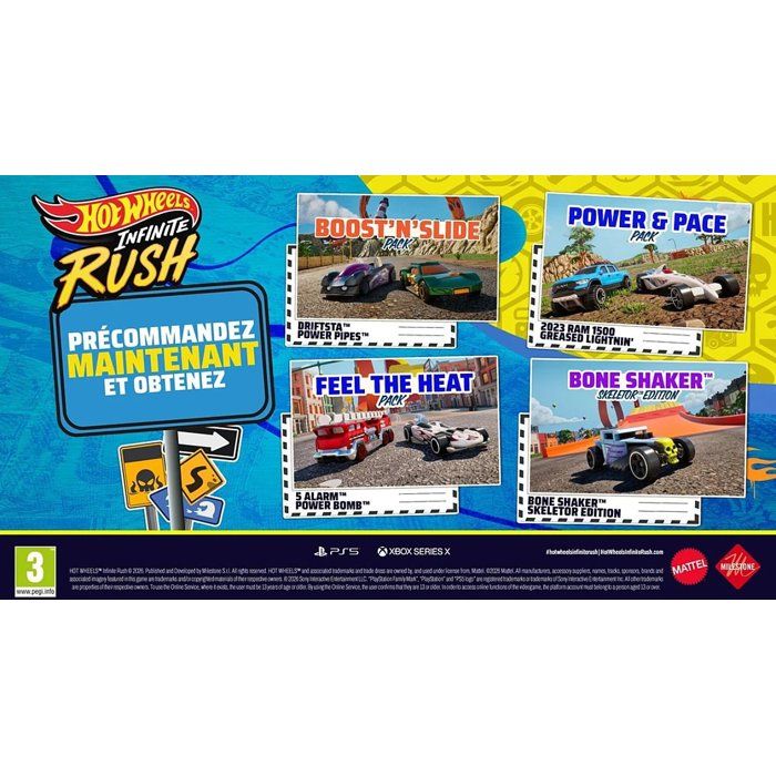 Hot Wheels Infinite Rush - D1 Edition - Jeu PS5