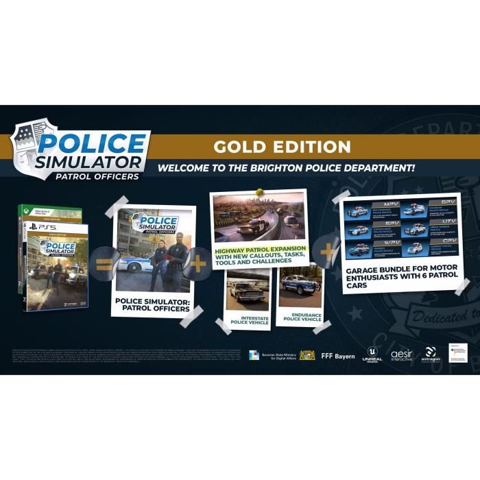 Police Simulator Patrol Officers - Xbox Series X and Xbox One Game - Gold Edition