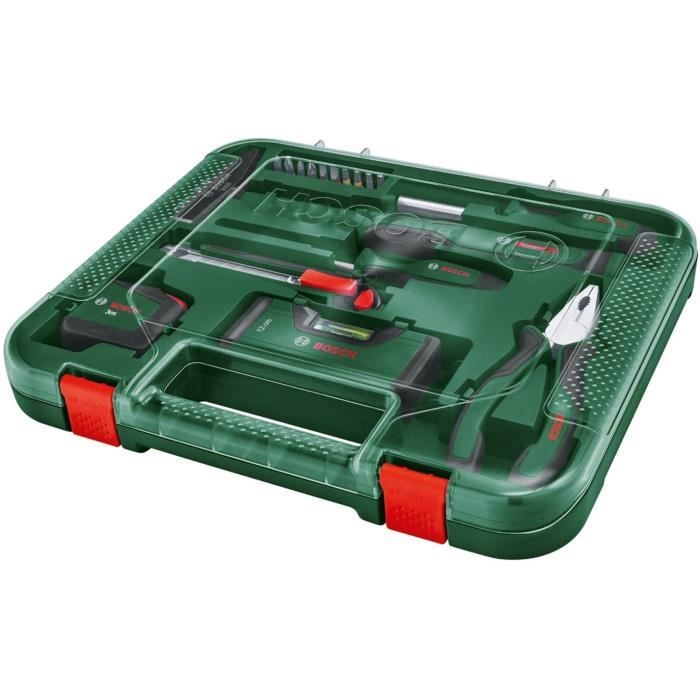 Bosch 17-piece "Universal" hand tool set (versatile repair tool kit for home use)