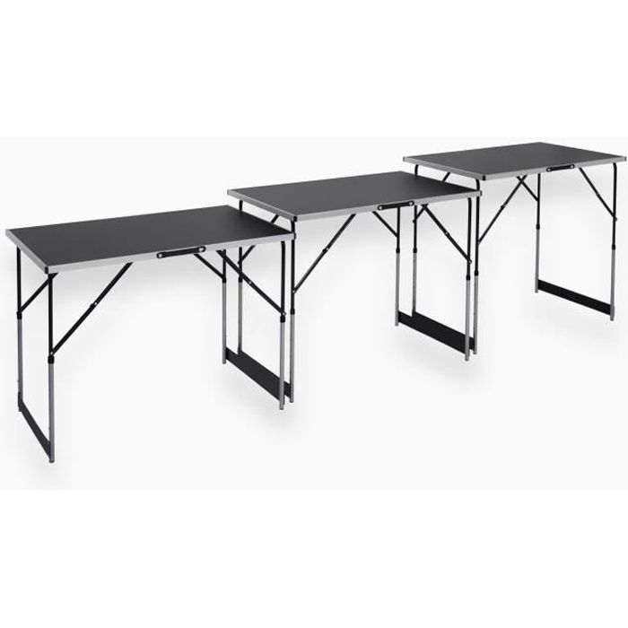 MEISTER Set of 3 tables to upholster - Multifunction tables