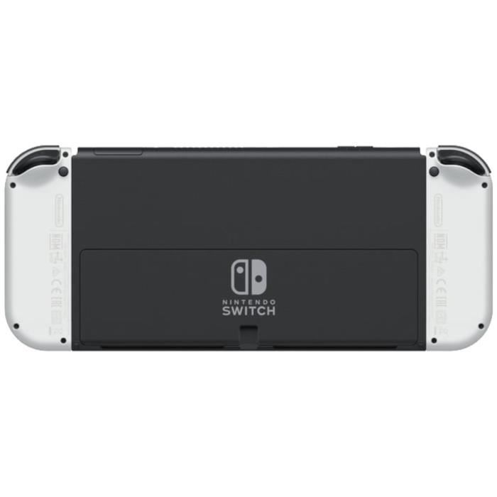 Nintendo Switch console (OLED model): New version, Intense Colors, 7-inch screen - with a White Joy-Con