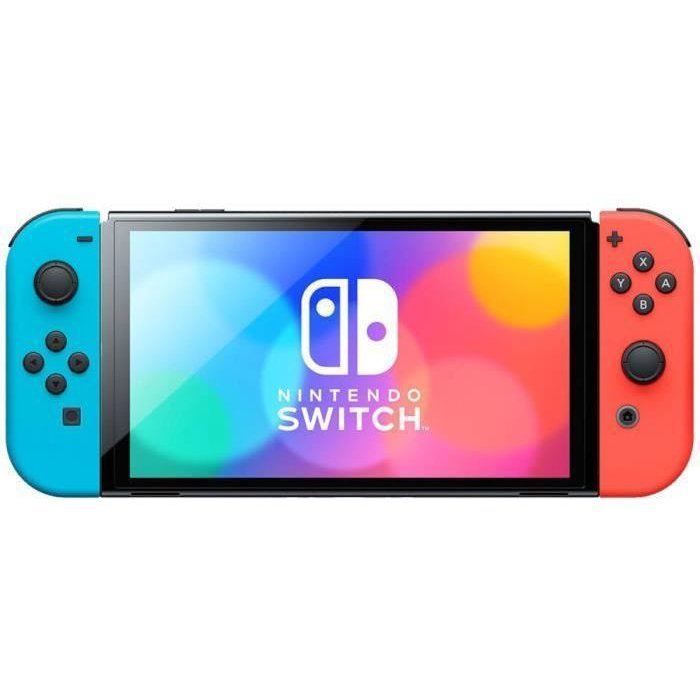 Nintendo Switch console (OLED model): New version, Intense Colors, 7-inch screen - with a Joy-Con Neon