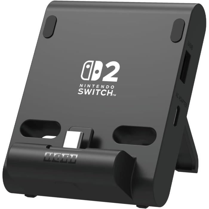 PlayStand Foldable Stand - HORI - Nintendo Switch 2 - USB Devices - Black