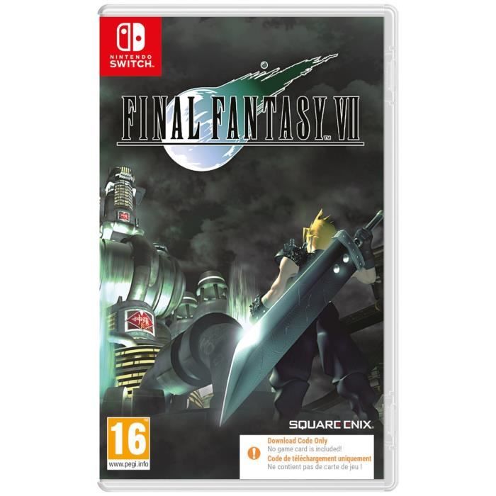 Final Fantasy VII - Nintendo Switch Game - Code in Box