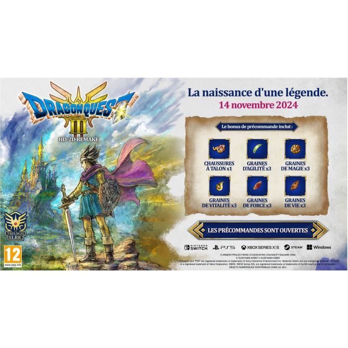 Dragon Quest III Hd-2d Remake - Nintendo Switch Game