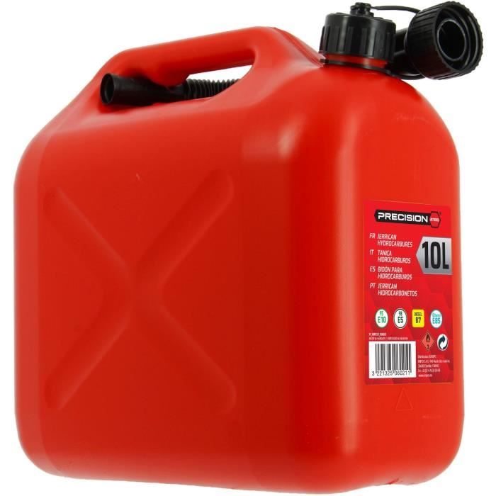 Plastic jerrycan - XL TECH - 506021 - Capacity 10 liters - Specially approved for hydrocarbons